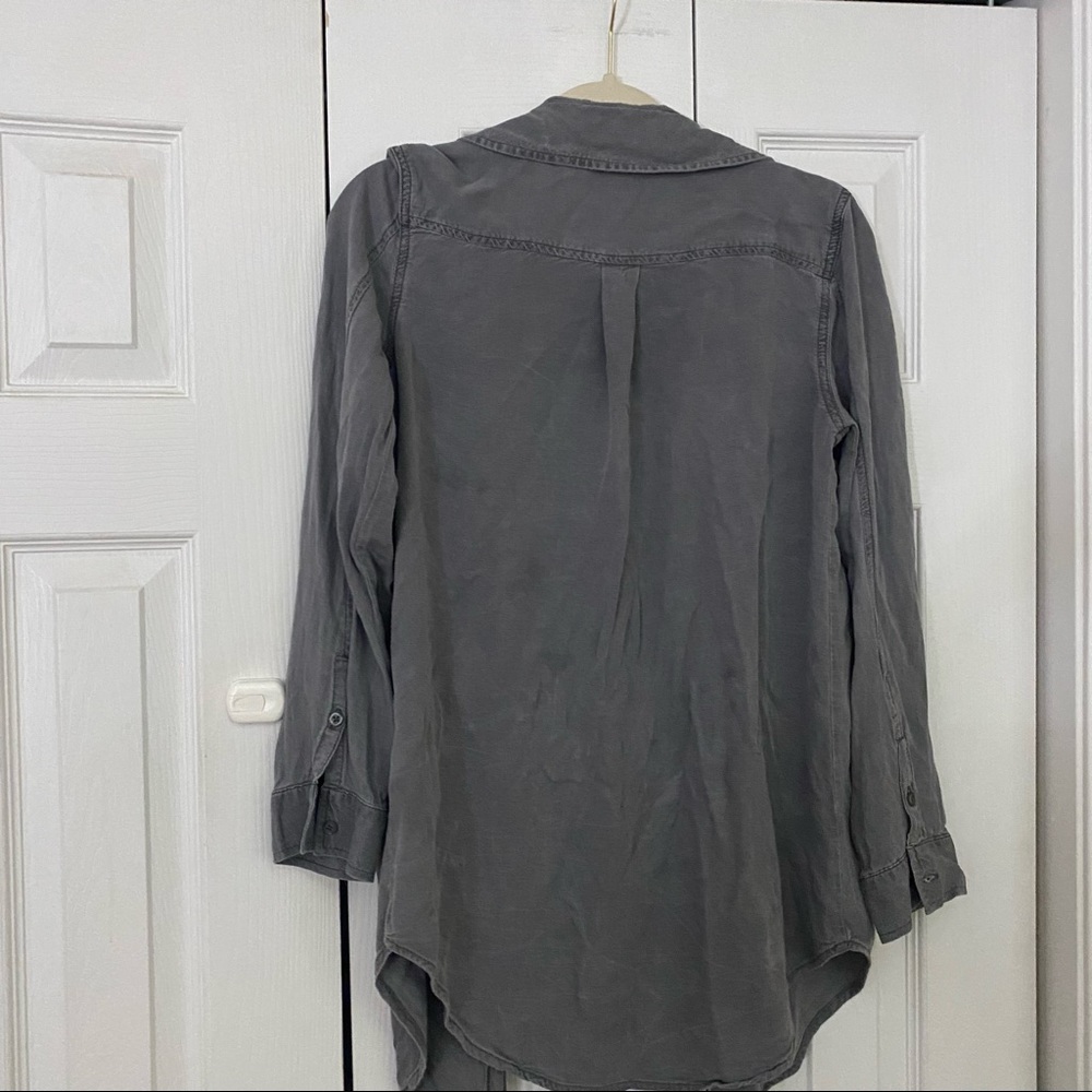 Grey wash button down - Picture 2 of 2
